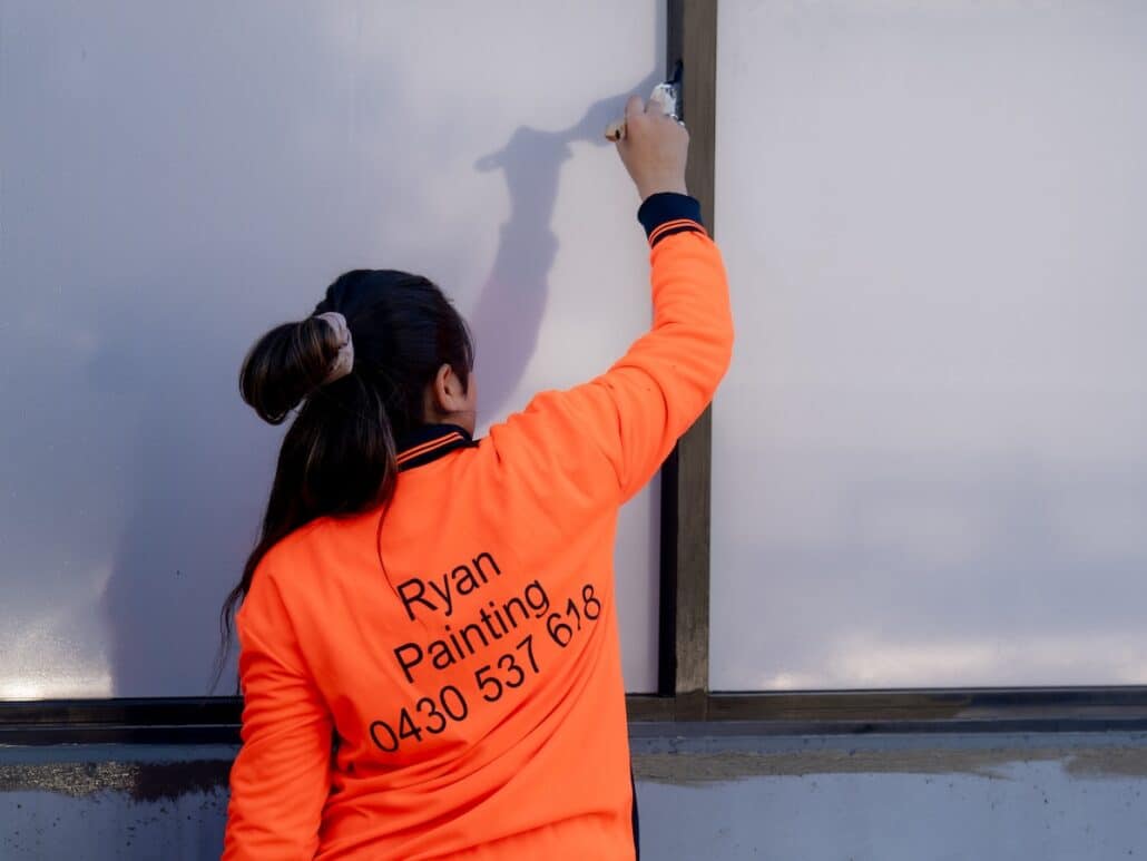 Detailed brushwork on residential house in Hoppers Crossing