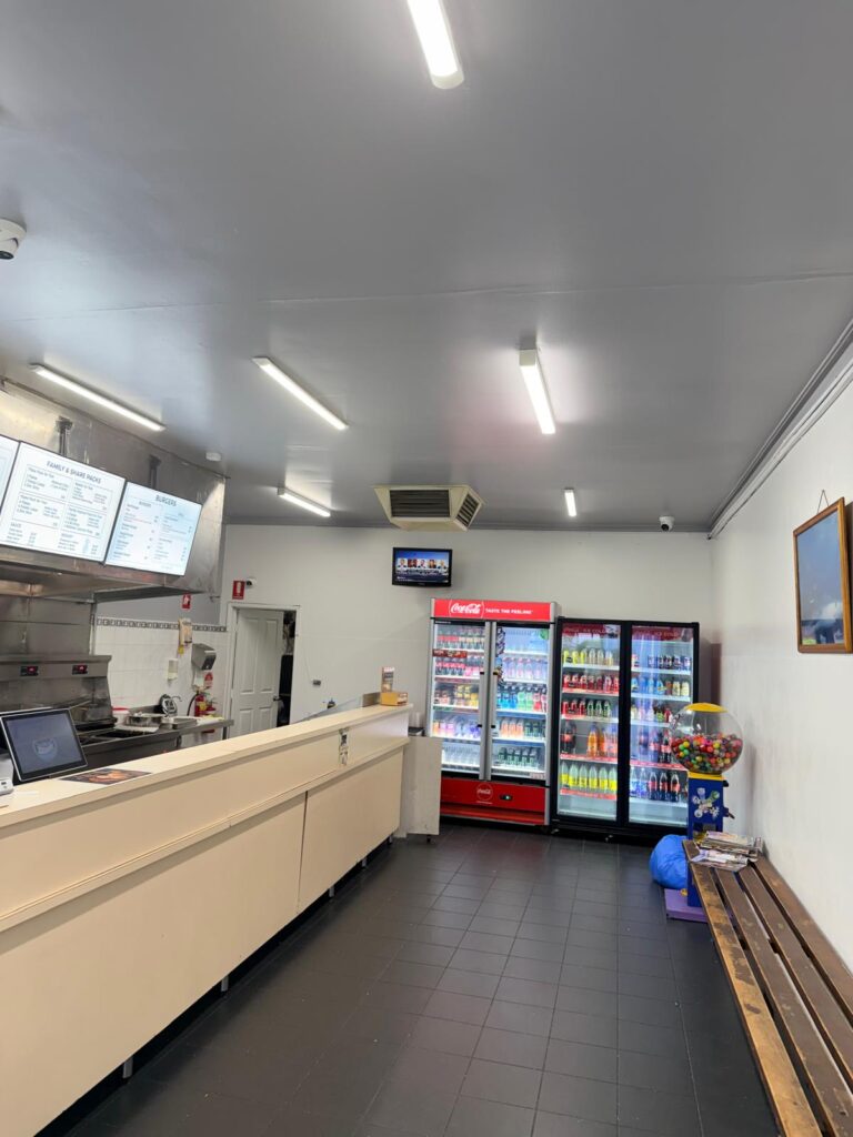 Interior commercial shop painting project completed in Hoppers Crossing